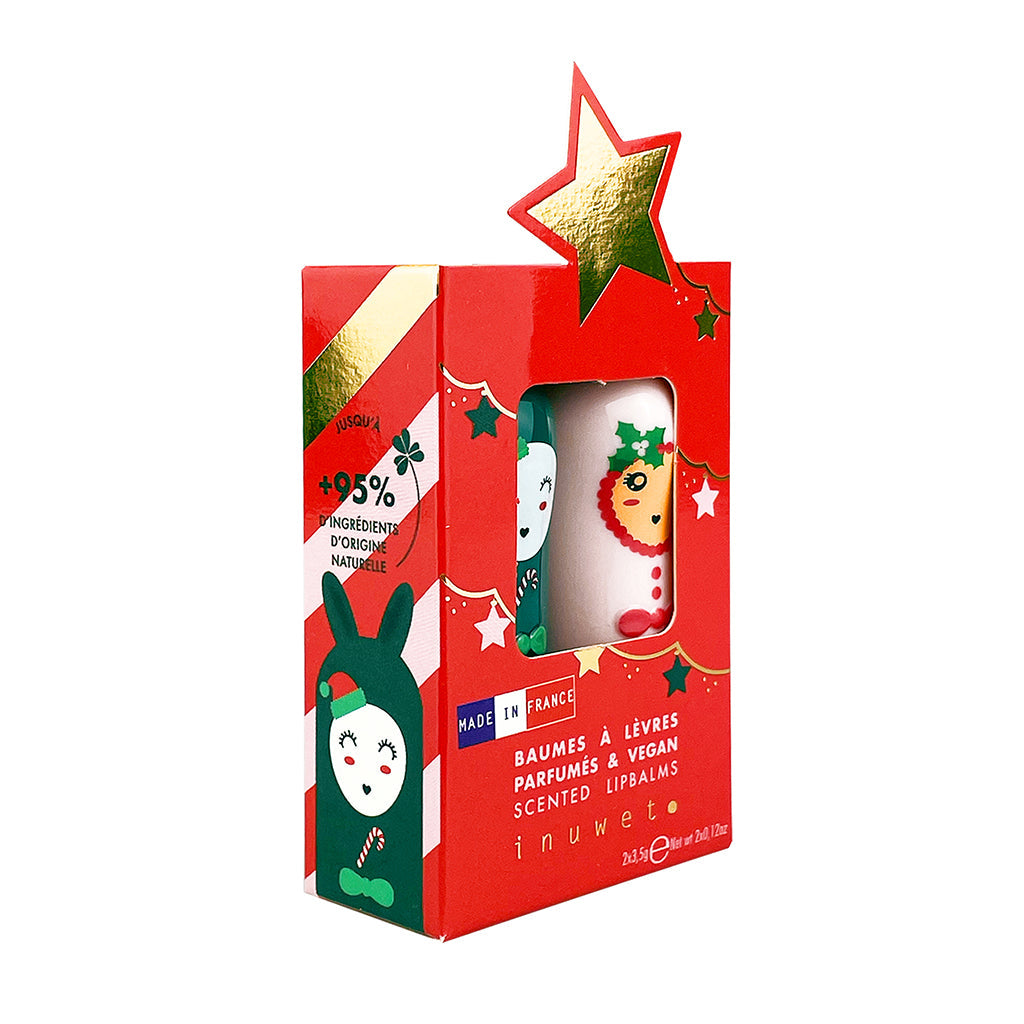 Inuwet Leppepomade for barn, Duo-sett, 2-pakning - Stars