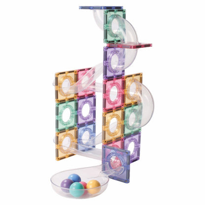 Cleverclixx Magnetisk byggesett, Ball Run Creative pack, Patel 70 stk.