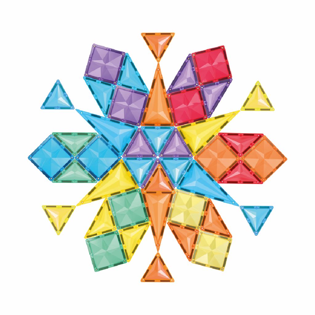 Cleverclixx Magnetisk byggesett, Inventive Pack Intense - 110 deler