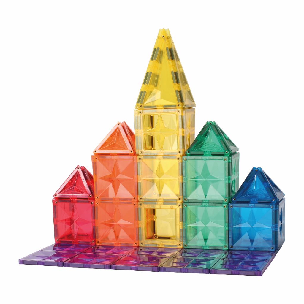 Cleverclixx Magnetisk byggesett, Inventive Pack Intense - 110 deler