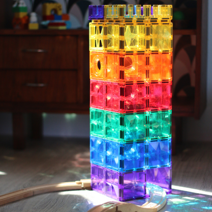 Cleverclixx Magnetisk byggesett, Inventive Pack Intense - 110 deler