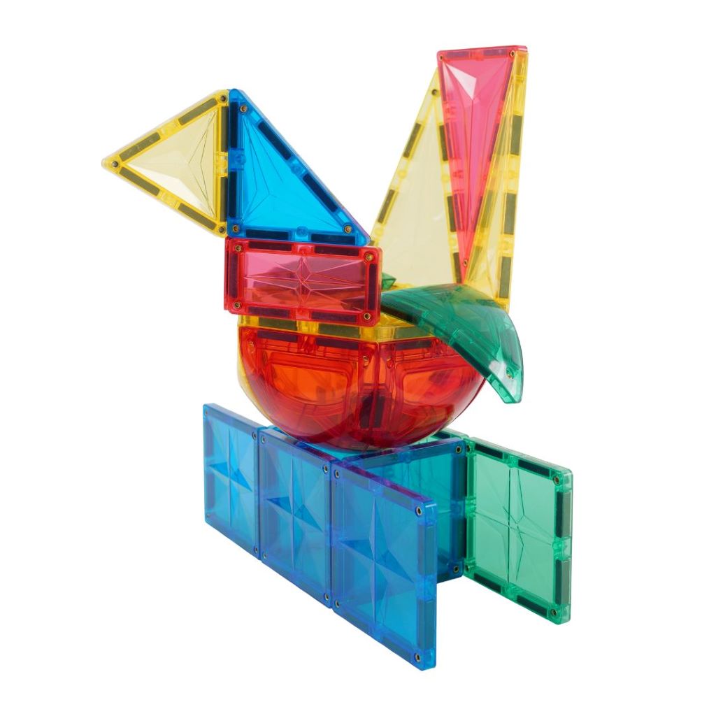 Cleverclixx Magnetisk byggesett, Curved Dome Pack Intense, 47 deler