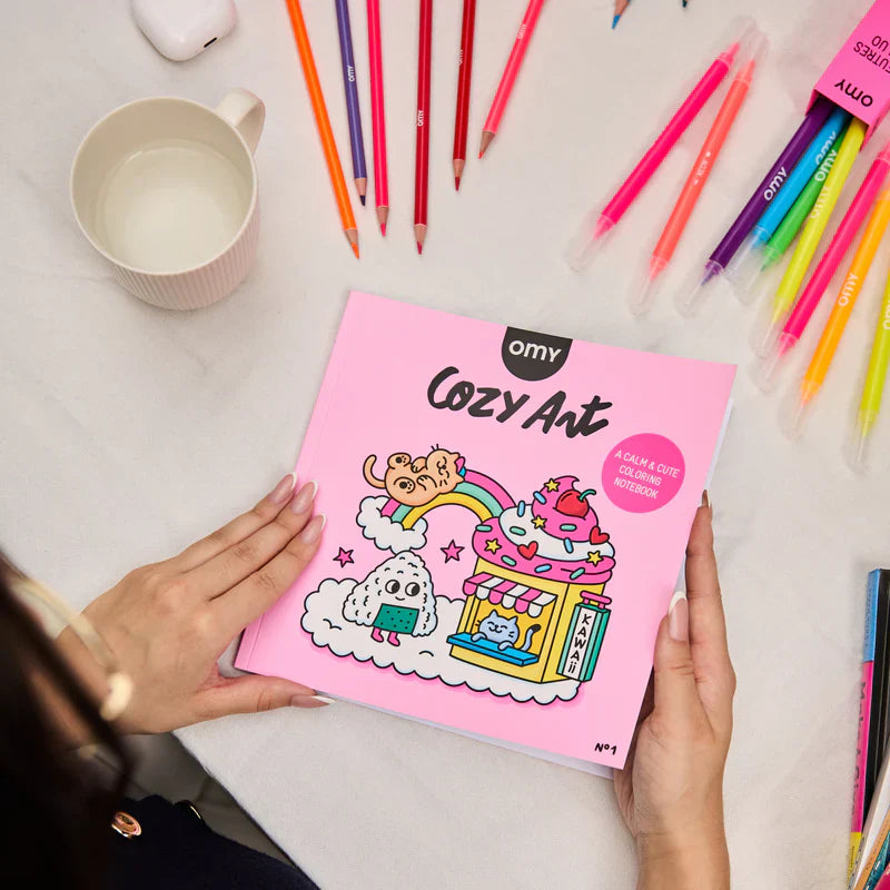 Omy fargebok, Cozy Art - Kawaii