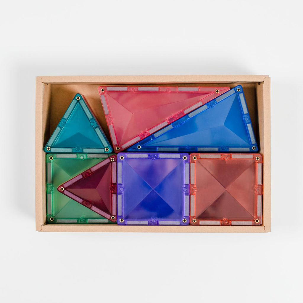 Connetix magnetisk byggesett, Mini Pack, 32 deler - Pastell