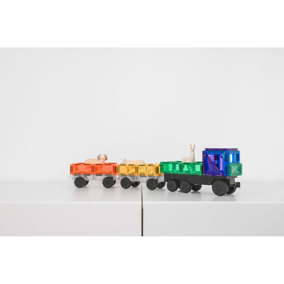 Connetix magnetisk byggesett, Transport Pack, 50 deler - Rainbow