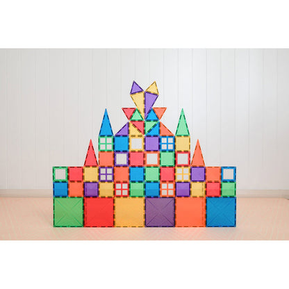 Connetix magnetisk byggesett, Startpakke, 60 deler - Rainbow