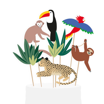 My Little Day kakepynt, 8 stk – Tropical