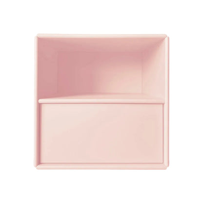 By Aulum Charlie nattbord med skuffe, 40x40 cm - Blush