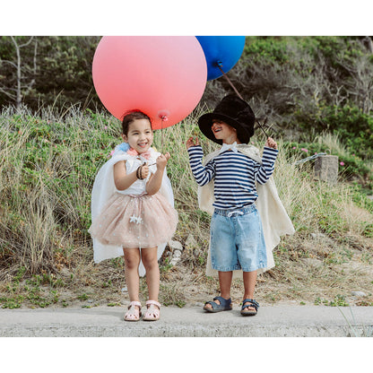 Great Pretenders kostymeklær, paljettprinsessekappe, Gull - str. 4-6 år
