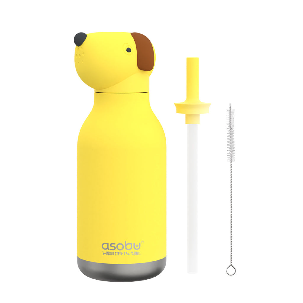 Asobu Bestie Animal termodrikkedunk, 460 ml. - Hund