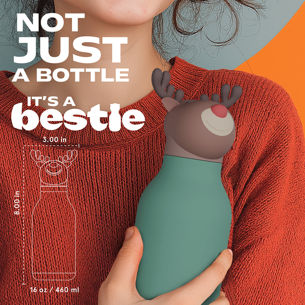 Asobu Bestie Animal termoflaske, 460 ml - Rein