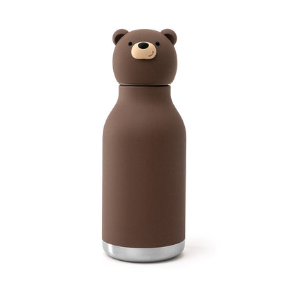 Asobu Bestie Animal termo drikkedunk, 460 ml – Brun bjørn