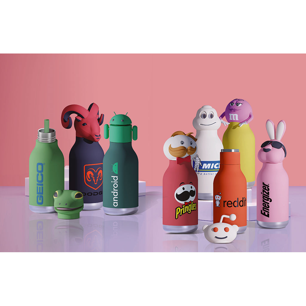 Asobu Bestie Animal termo drikkeflaske, 460 ml - Koala
