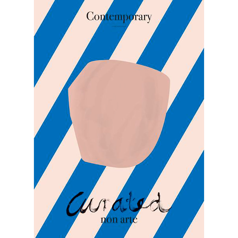 Nynne Rosenvinge plakat, Curated Clay shape - 50 x 70 cm