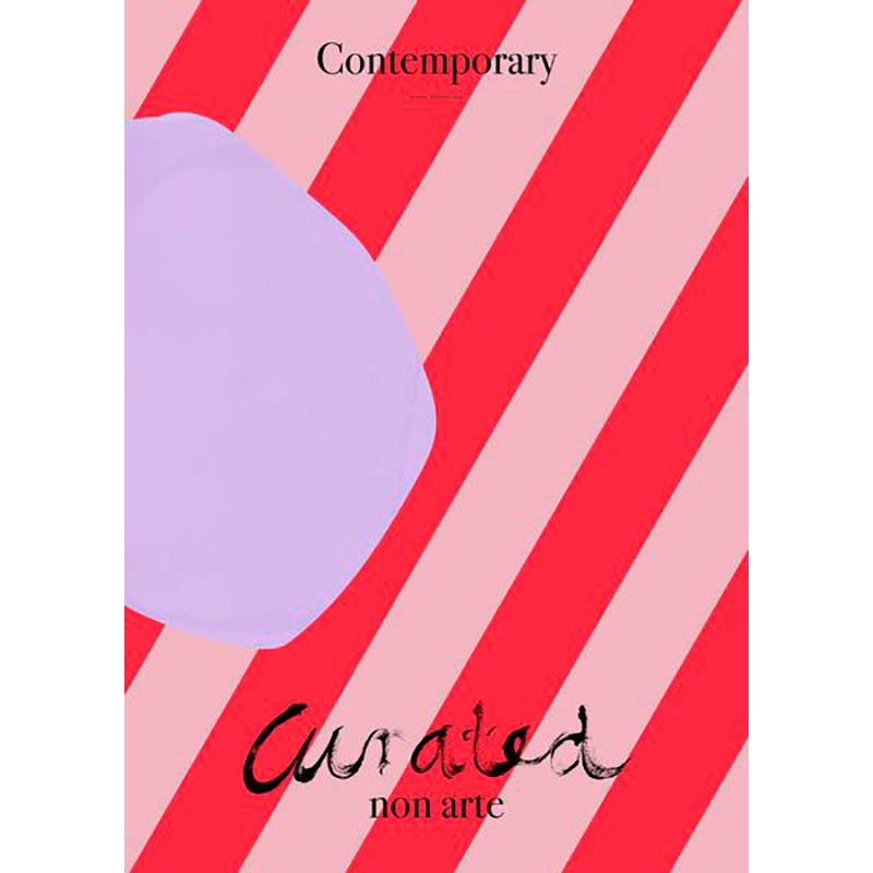 Nynne Rosenvinge plakat, Curated Purple shape - 50 x 70 cm