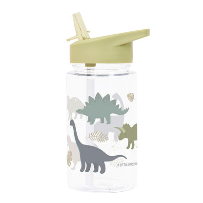 A little lovely company drikkedunk, dinosaur, beige med sugerør