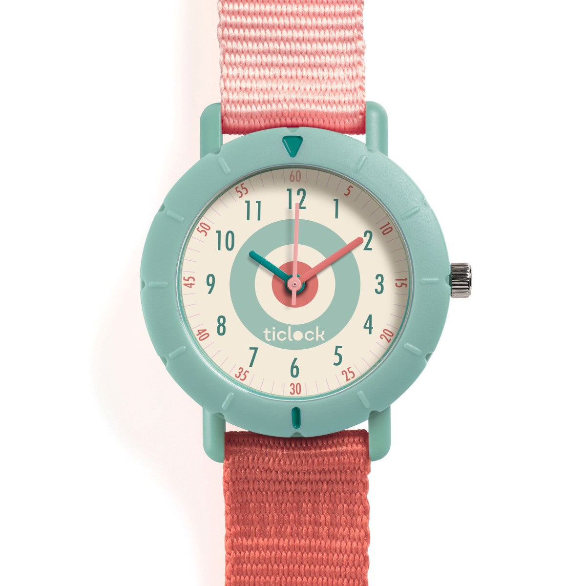 Djeco armbåndsur, Lyserød target