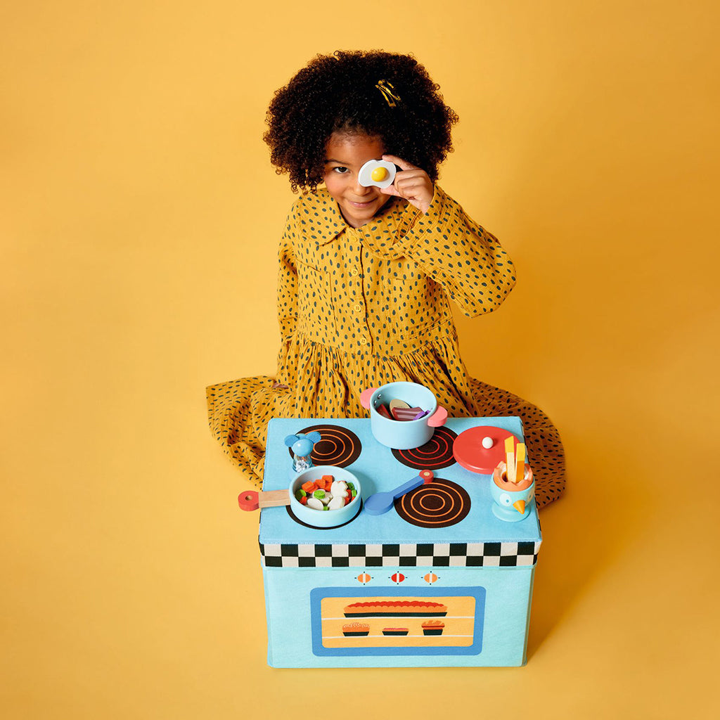 Djeco leketøyboks/skammel - Komfur