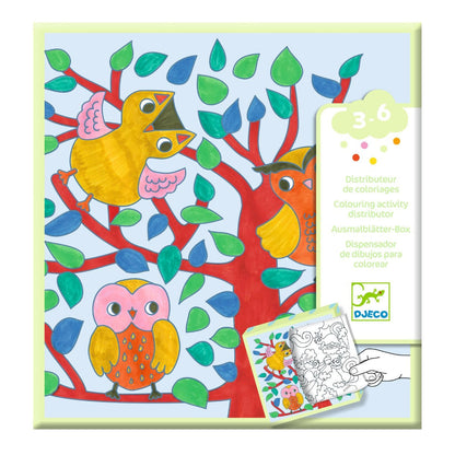 Djeco fargelegg, Skogen i lange baner