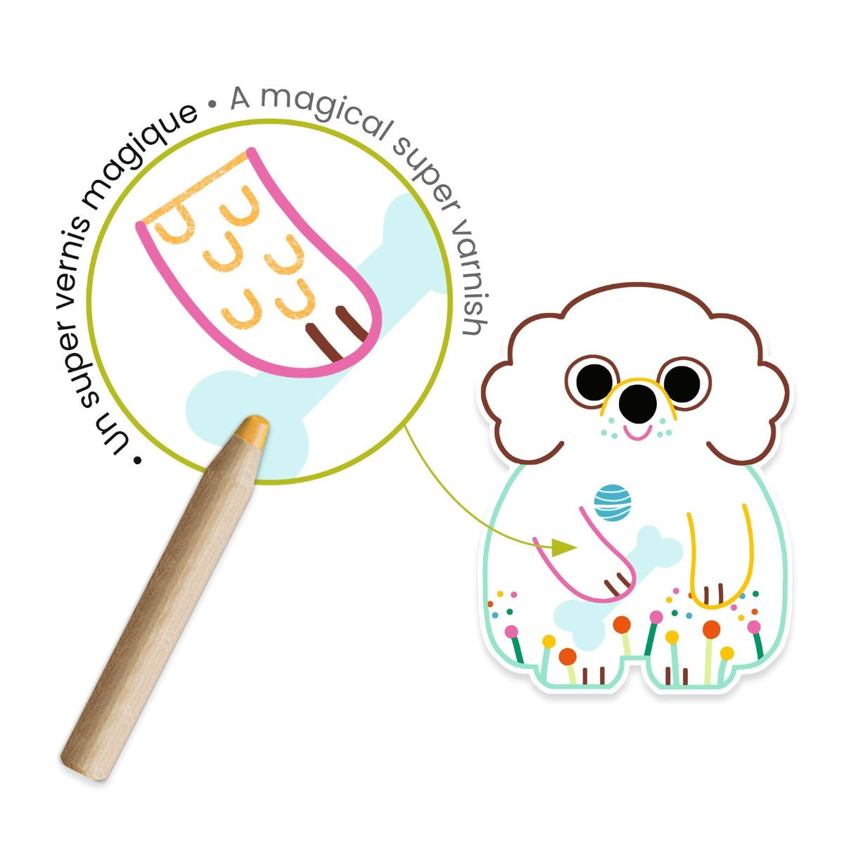 Djeco fargeleggingssett, Kjæledyr