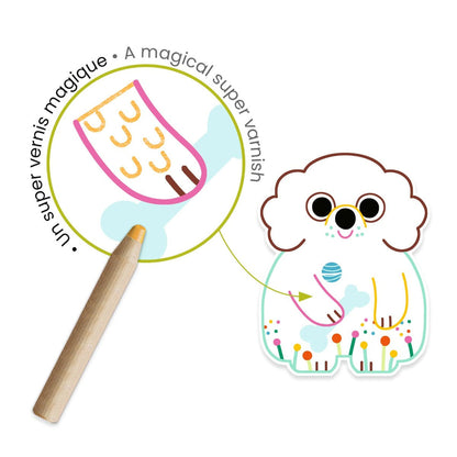 Djeco fargeleggingssett, Kjæledyr