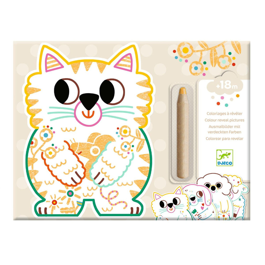 Djeco fargeleggingssett, Kjæledyr