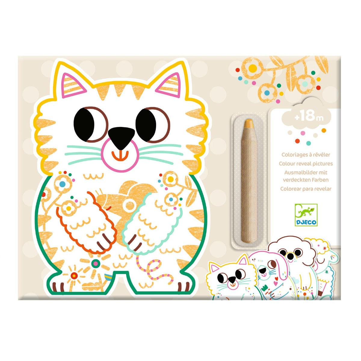 Djeco fargeleggingssett, Kjæledyr