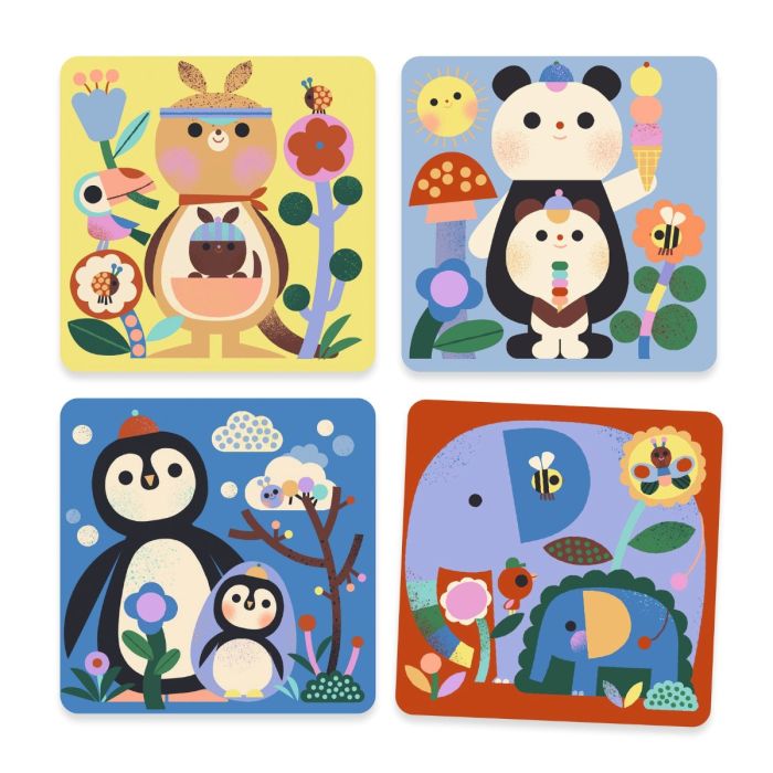 Djeco mal med vann, Borte tit tit dyreunger - Fra 18 mnd.