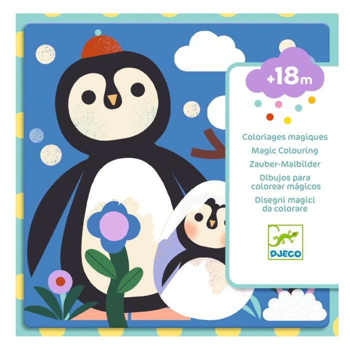 Djeco mal med vann, Borte tit tit dyreunger - Fra 18 mnd.