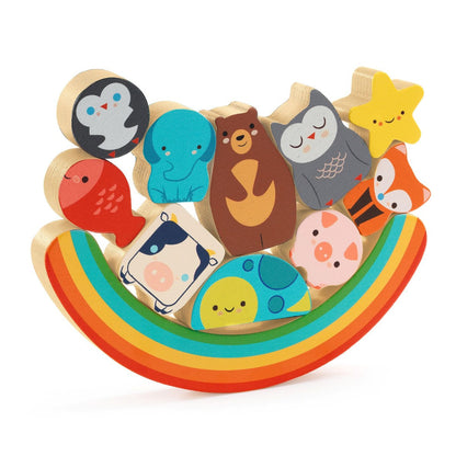 Djeco Puzz &amp; Stack Rainbow, balansespill