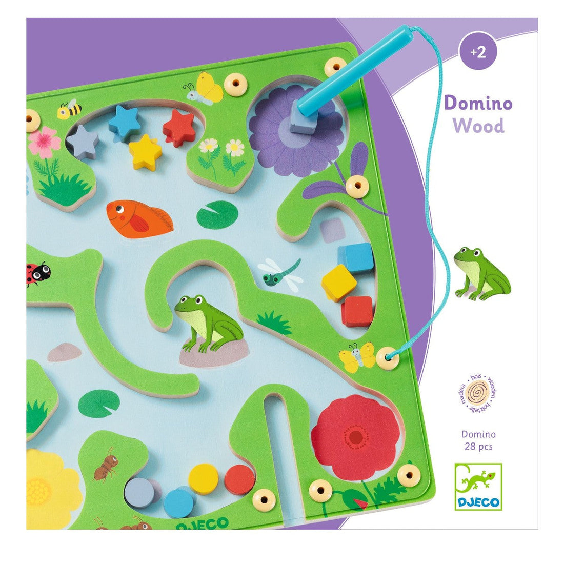 Djeco Froskelabyrint, magnetisk