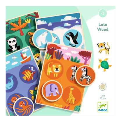 Djeco Memo i tre, Dyr