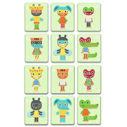 Djeco magneleke, Inzebox - Blandede dyr