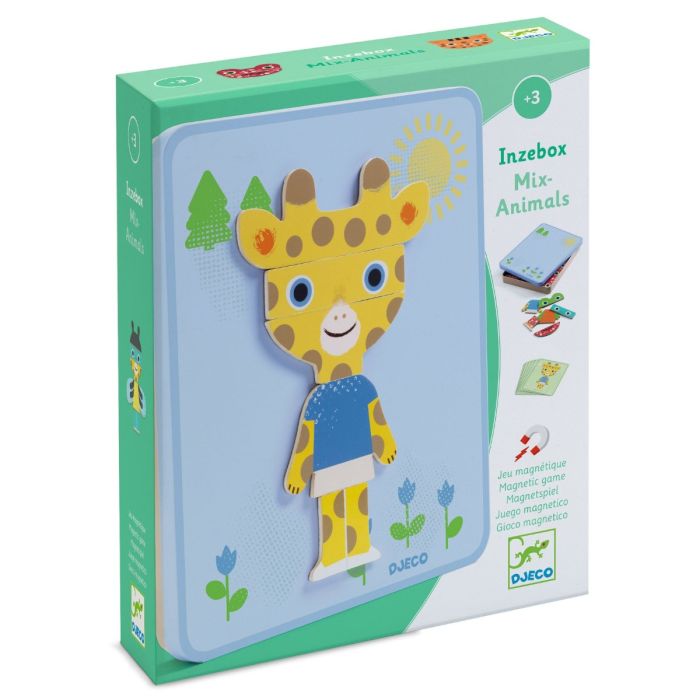 Djeco magneleke, Inzebox - Blandede dyr