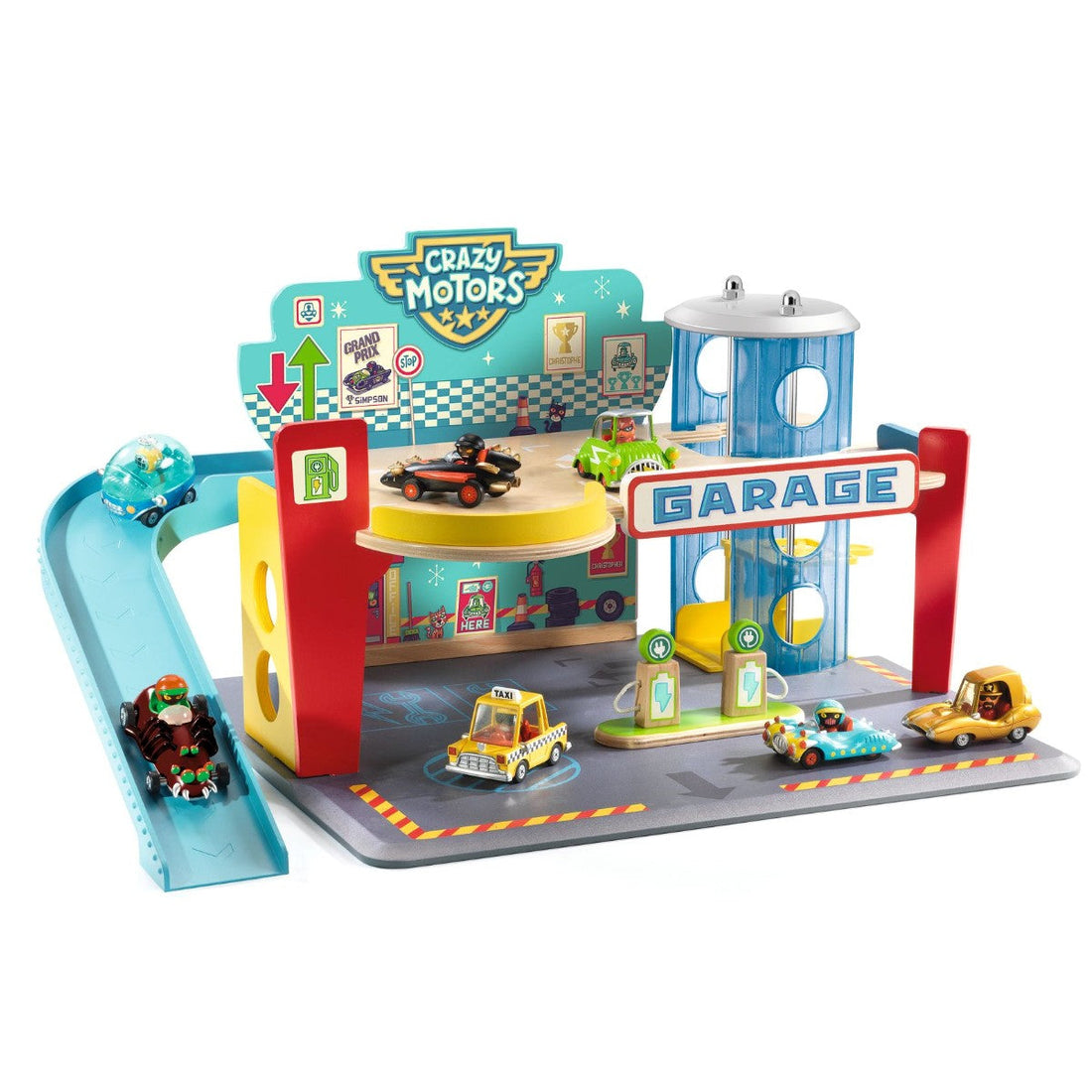 Djeco Crazy Motors, Garasje