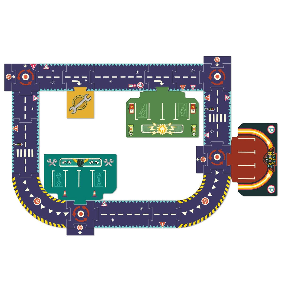 Djeco Crazy Motors, Veipuslespill