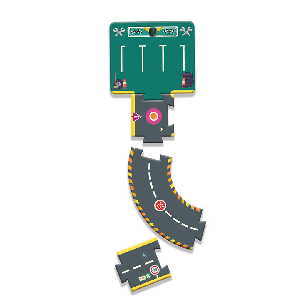 Djeco Crazy Motors puslespill, Vei - 26 brikker