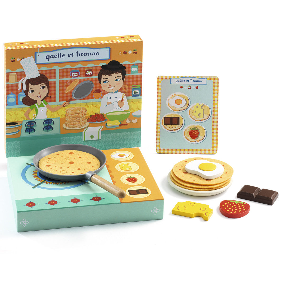 Djeco lekemat i eske, Pannekaker