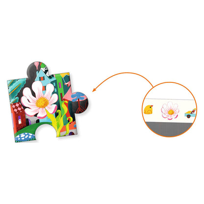 Djeco observasjonspuslespill, Den sprø byen - 200 brikker