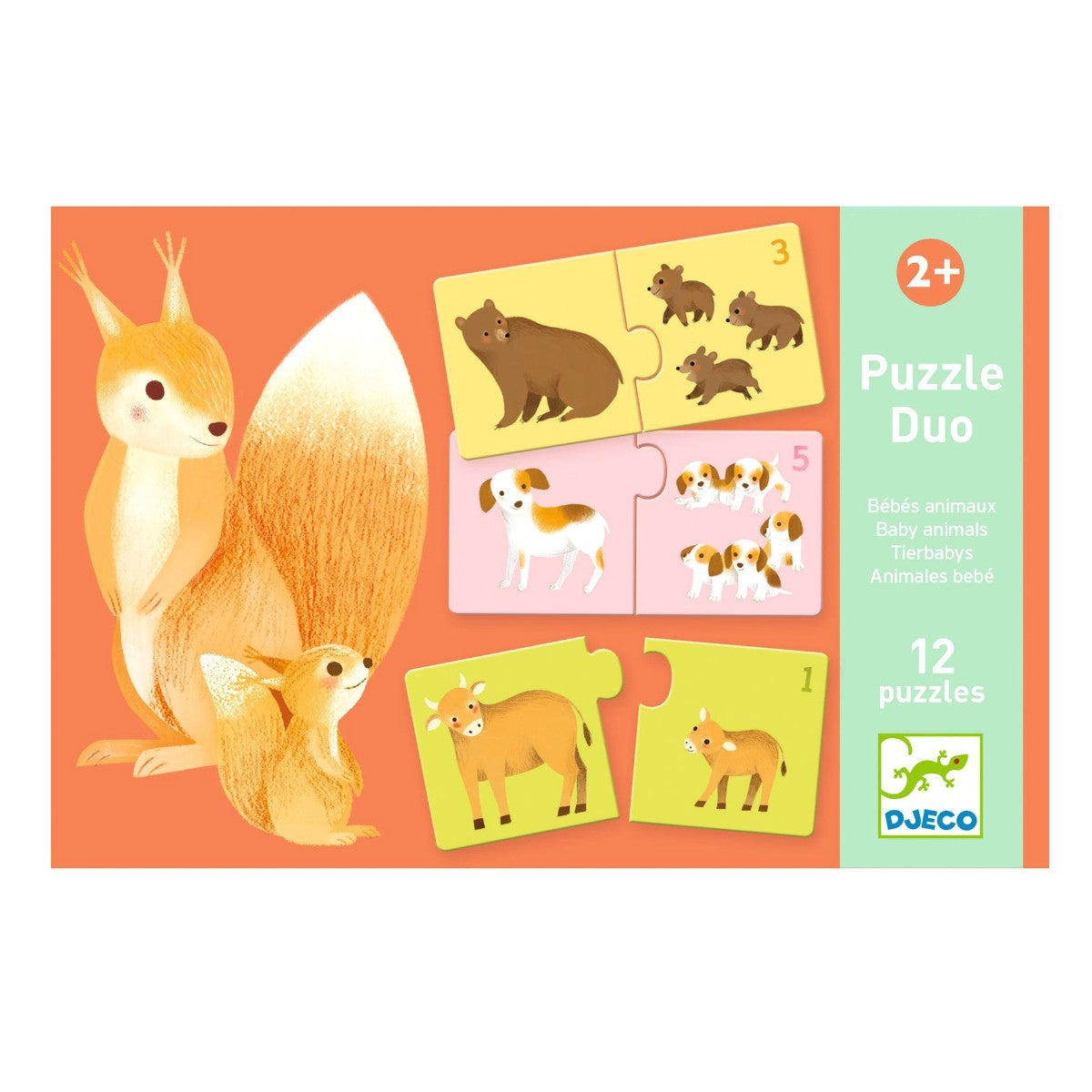 Djeco Lærespill, Babydyr