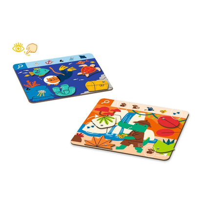 Djeco Observasjonsspill, Obs Explore - Finn og snu, rundt om i verden