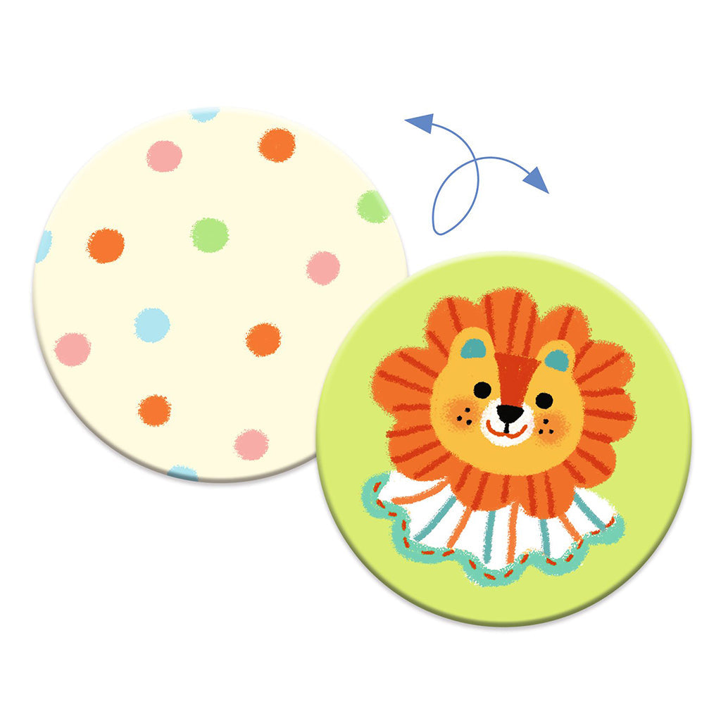 Djeco Lærespil, Memo - Tøydyr