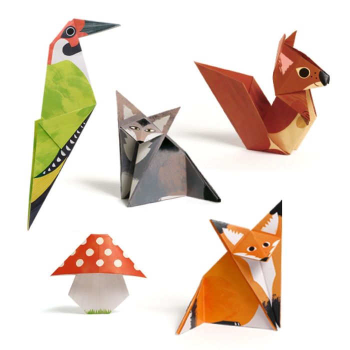 Djeco Origami, Skogen – Nivå 3