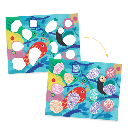 Djeco Fargeleggingssett, Fugler &amp; Co.