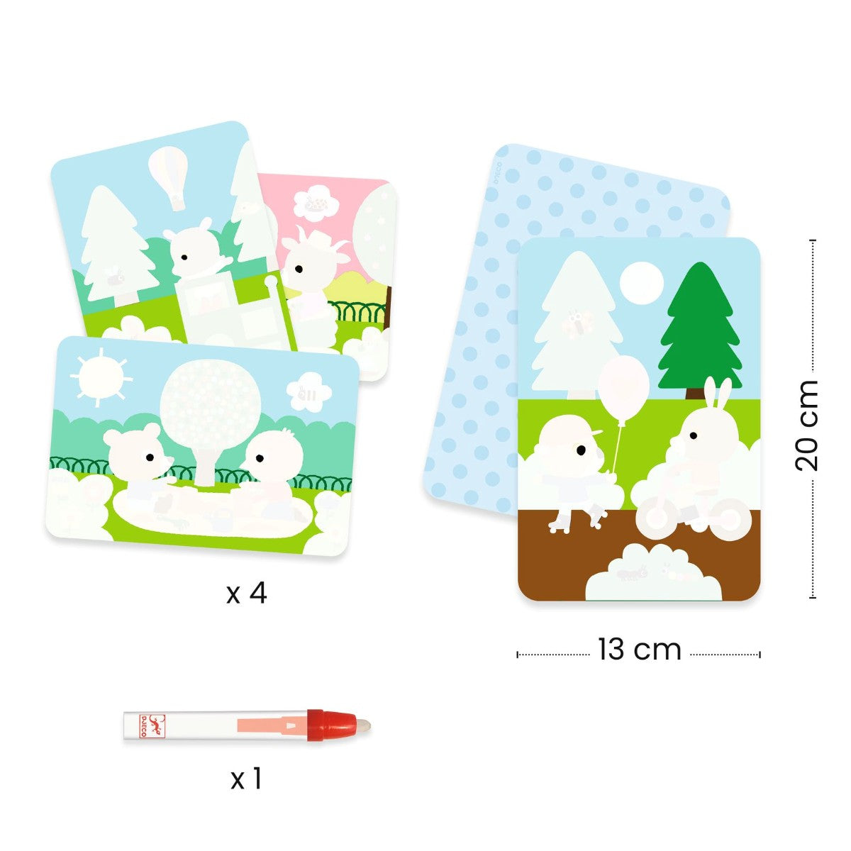 Djeco Mal med vann, I Parken