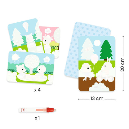 Djeco Mal med vann, I Parken