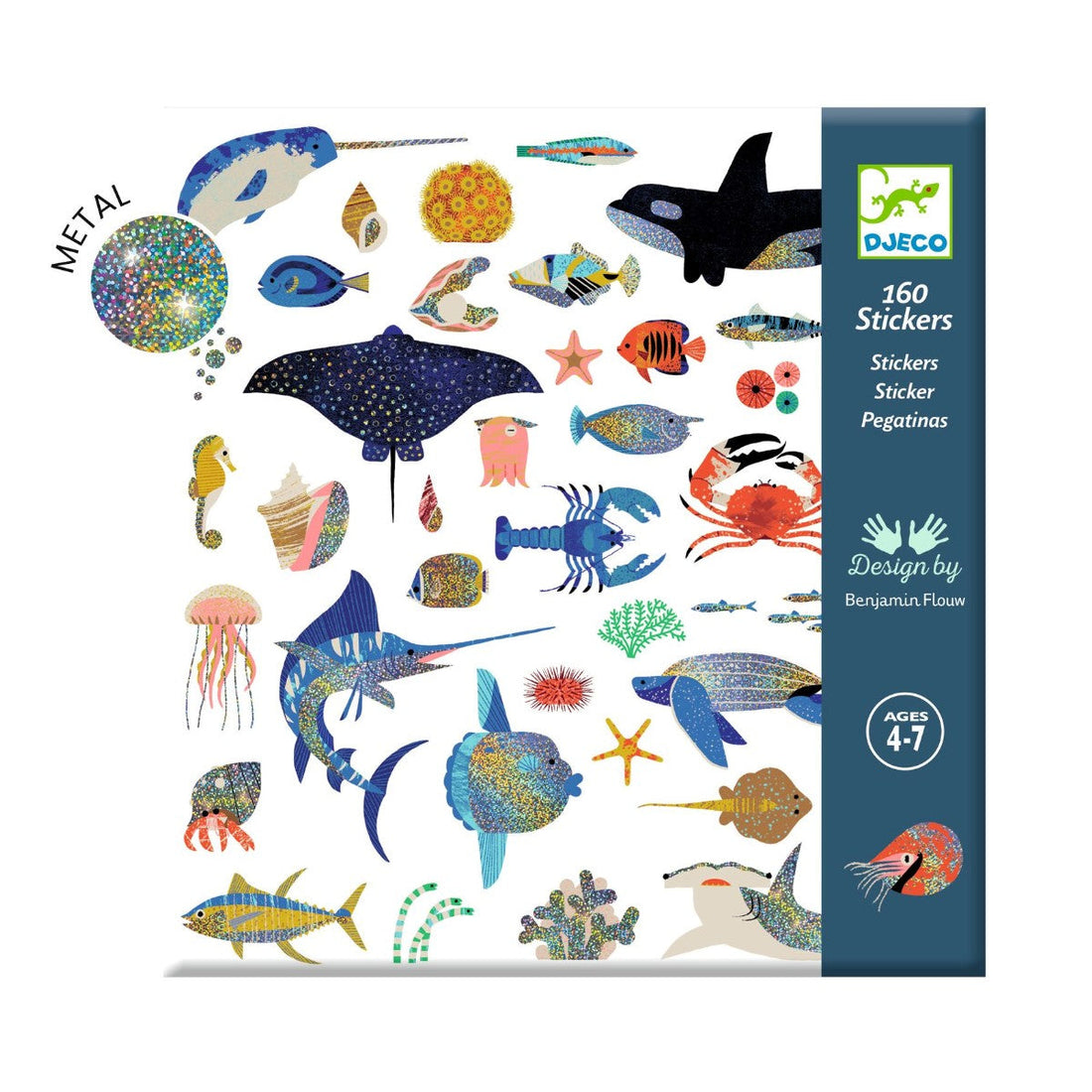 Djeco klistremerker, Havet