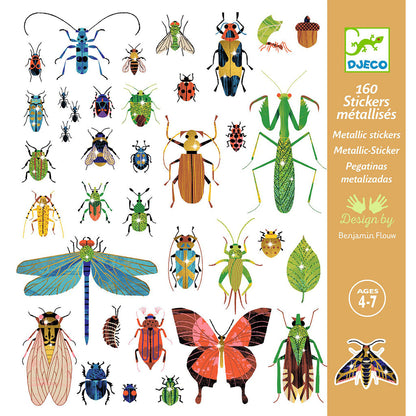 Djeco klistermerker, Insekter