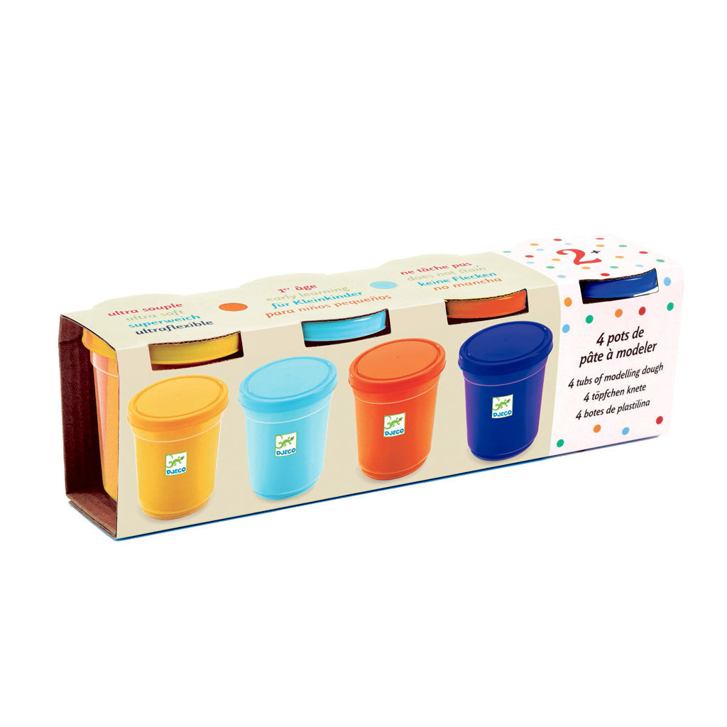 Djeco modelleire, 4 naturfarger