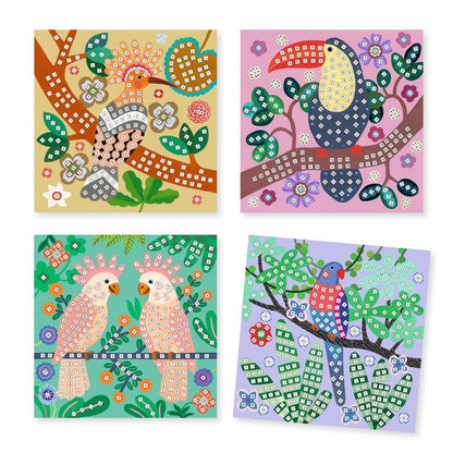 Djeco Mosaik, Jungelens fugler